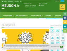 Tablet Screenshot of meudon.fr